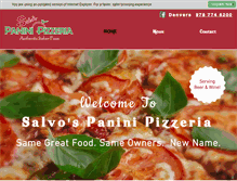 Tablet Screenshot of paninipizzeria.com